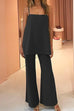 Meridress Chic Cami Top and Wide Leg Bell Bottoms Pants Set