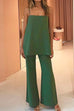 Meridress Chic Cami Top and Wide Leg Bell Bottoms Pants Set