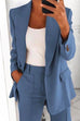 Meridress One Button Solid Office Blazer Jacket