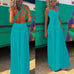 Meridress Solid Criss Cross Backless Maxi Cami Dress(4 Solid Colors Available)