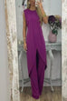 Meridress Chic Tulip Hem Sleeveless Long Top Wide Leg Pants Set