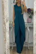 Meridress Chic Tulip Hem Sleeveless Long Top Wide Leg Pants Set