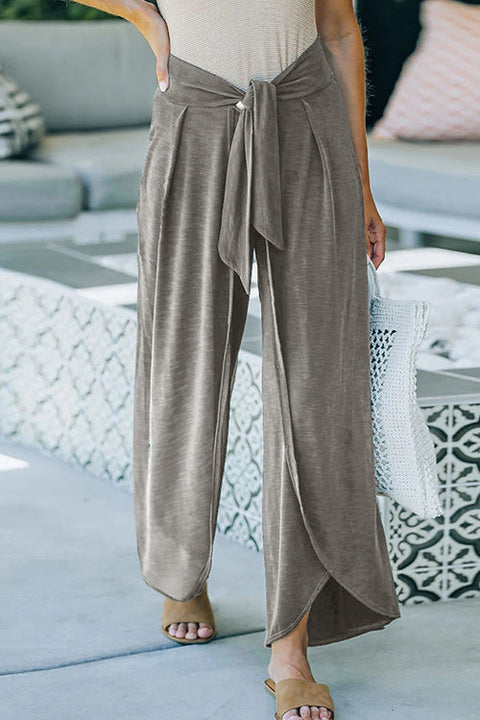 Meridress Tie Knot Waist Wide Leg Pants