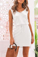 Meridress Tie Shoulder Summer Drawstring Dress